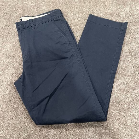 J Crew Men's Flex‎ Straight Chino Pant Slate Blue Size W34 L34 - Picture 1 of 10